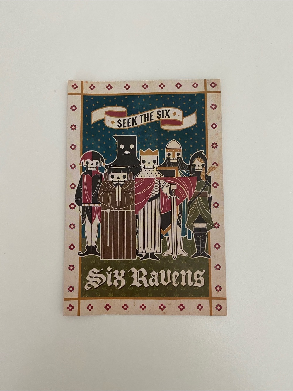 Six Ravens Menu Card